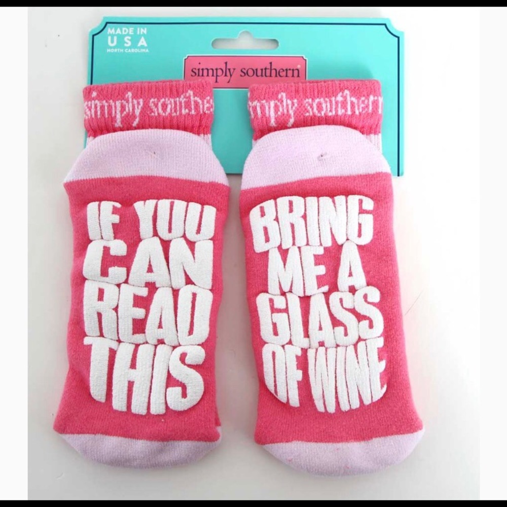 NWT Simply Southern Statement Socks
